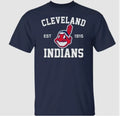 Cleveland Indians Est 1915 Tee Shirt Chief Wahoo Gift Men Navy Unisex All size N Unisex