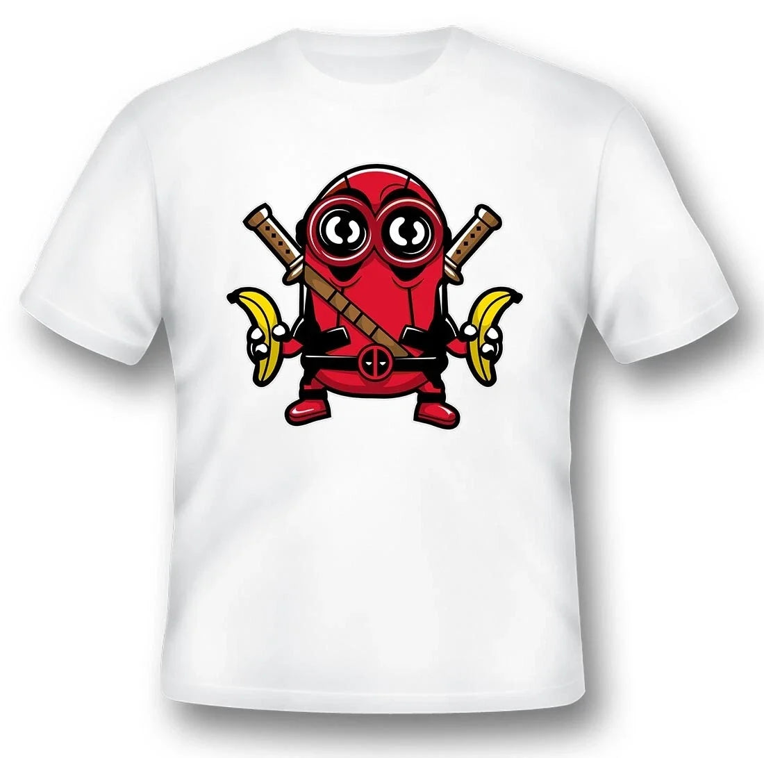 Banana Samurai Shirt Black or White Tee Unisex