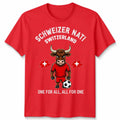Switzerland Unisex Football T Shirt Country Pride Soccer Fans Mens Womens Tee Unisex