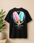 Ice Lolly Graphic Black Crew Neck Regular Fit XS-L BNWT Primark Unisex