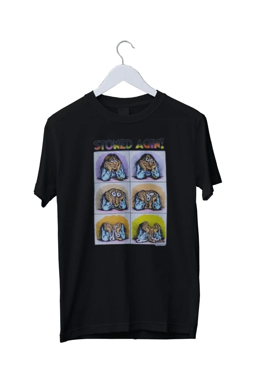 Stoned Again Agin Graphic Print Unisex Mens S M L XL 2 3 4 XL Unisex