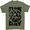 Football Its Game Day Soccer Mens 100% Cotton Unisex