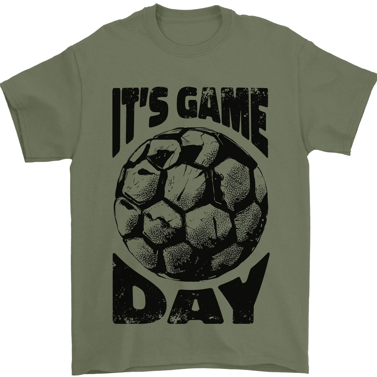 Football Its Game Day Soccer Mens 100% Cotton Unisex