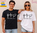 Unisex Faith Hope Love , Men T shirt,Women T shirt Gift Religion Top Unisex