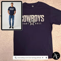 Dallas Cowboys Authentic Mens Navy Blue Football Star Logo Large L Unisex