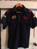 Von Dutch Mechanic Shirt Vintage Immaculate Condition Size Au S Navy Blue