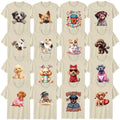 Cute Dog Adult T-Shirt Poodle Canine Rottweiler Dog Lover Gift