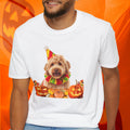 Halloween Goldendoodle Dog Shirt, Pumpkin Dog Tee, Dog Lover Gift