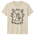 Elegant Bunny With Flowers Womens Rabbit Spring Easter Gift For Her Unisex