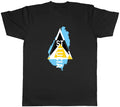 St Lucia Mens Travel Map Flag Unisex Tee Gift Unisex