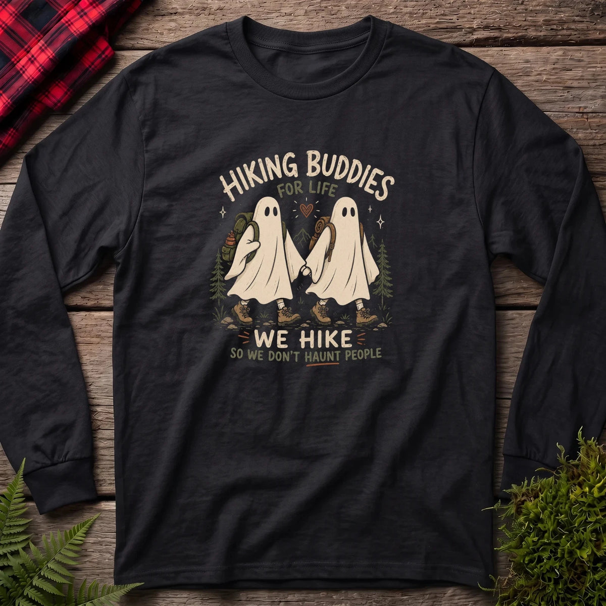 Hiking Buddies For Life - Long Sleeve Graphic Tee