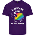 LGBT Rainbow Sheep Funny Gay Pride Day Mens Cotton Tee Top Unisex