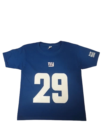 New York Giants CUSTOM Name & Number Jersey Personalized Tee New Unisex