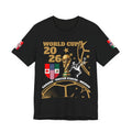 World Cup 2026 Soccer Tee | Short Sleeve Jersey Unisex