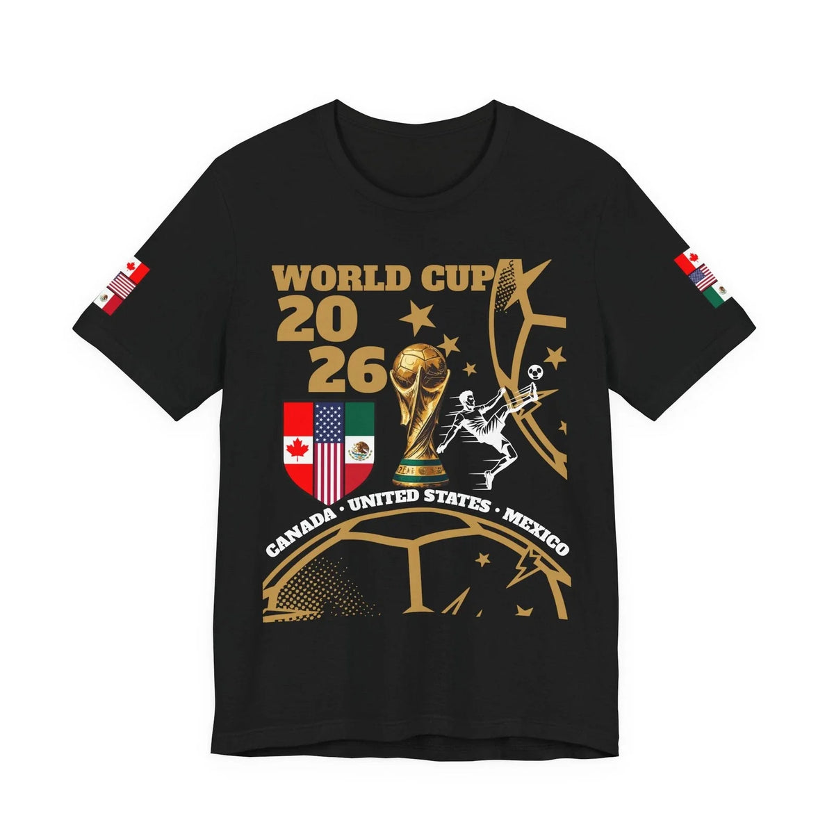 World Cup 2026 Soccer Tee | Short Sleeve Jersey Unisex