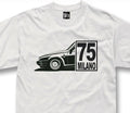 for Alfa Romeo 75 fans Classic V6 3.0 twin spark turbo tshirt Unisex