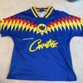 Blue Football Soccer Jersey Shirt Medium men Unisex
