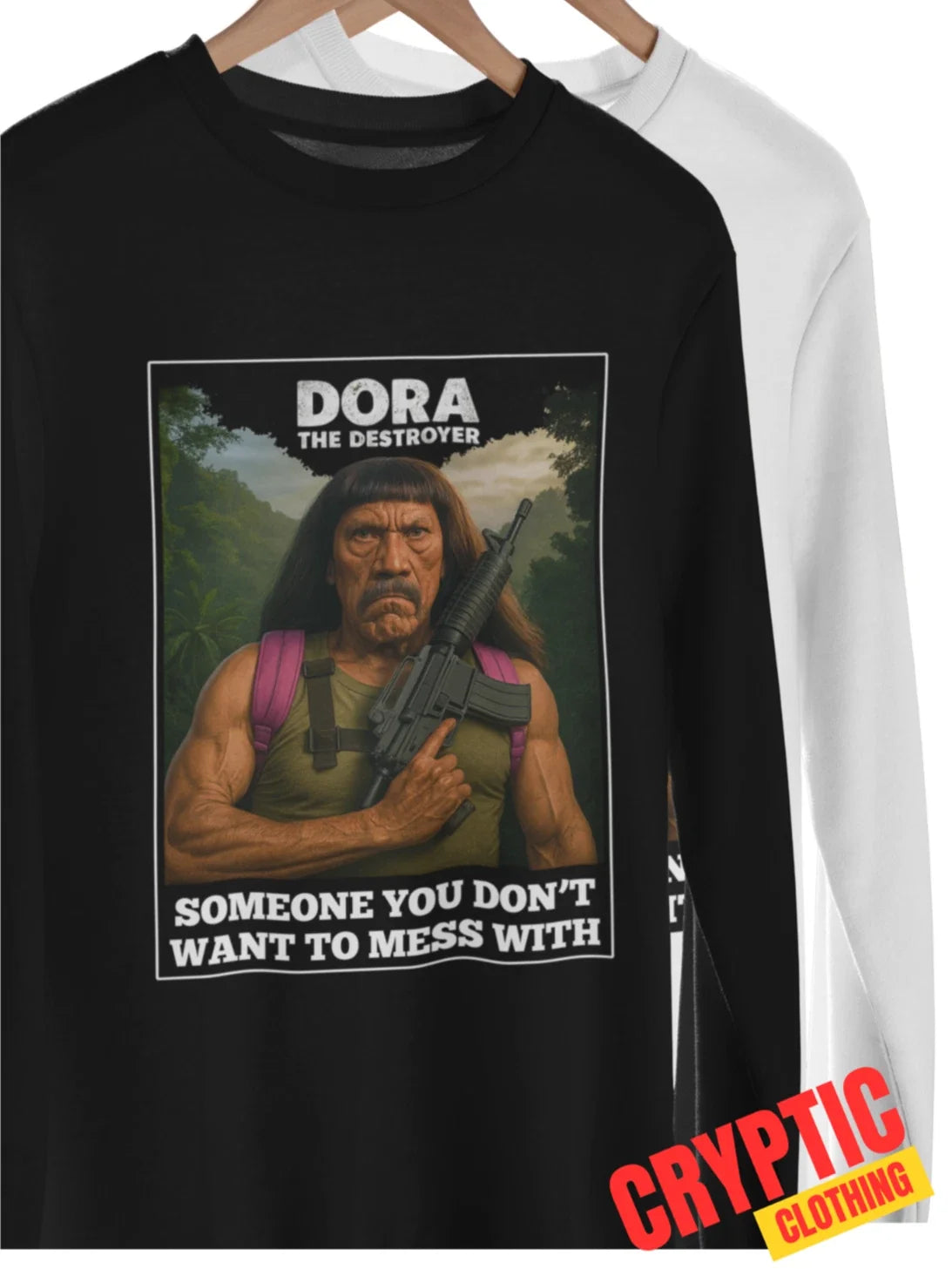 Dora The Destroyer T SHIRT Funny Danny Trejo Machete Parody Joke Comedy Pun TEE Unisex