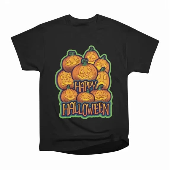 Happy Halloween Pumpkin Patch T-Shirt Tee Gift For Him Merch For Her Apparel For