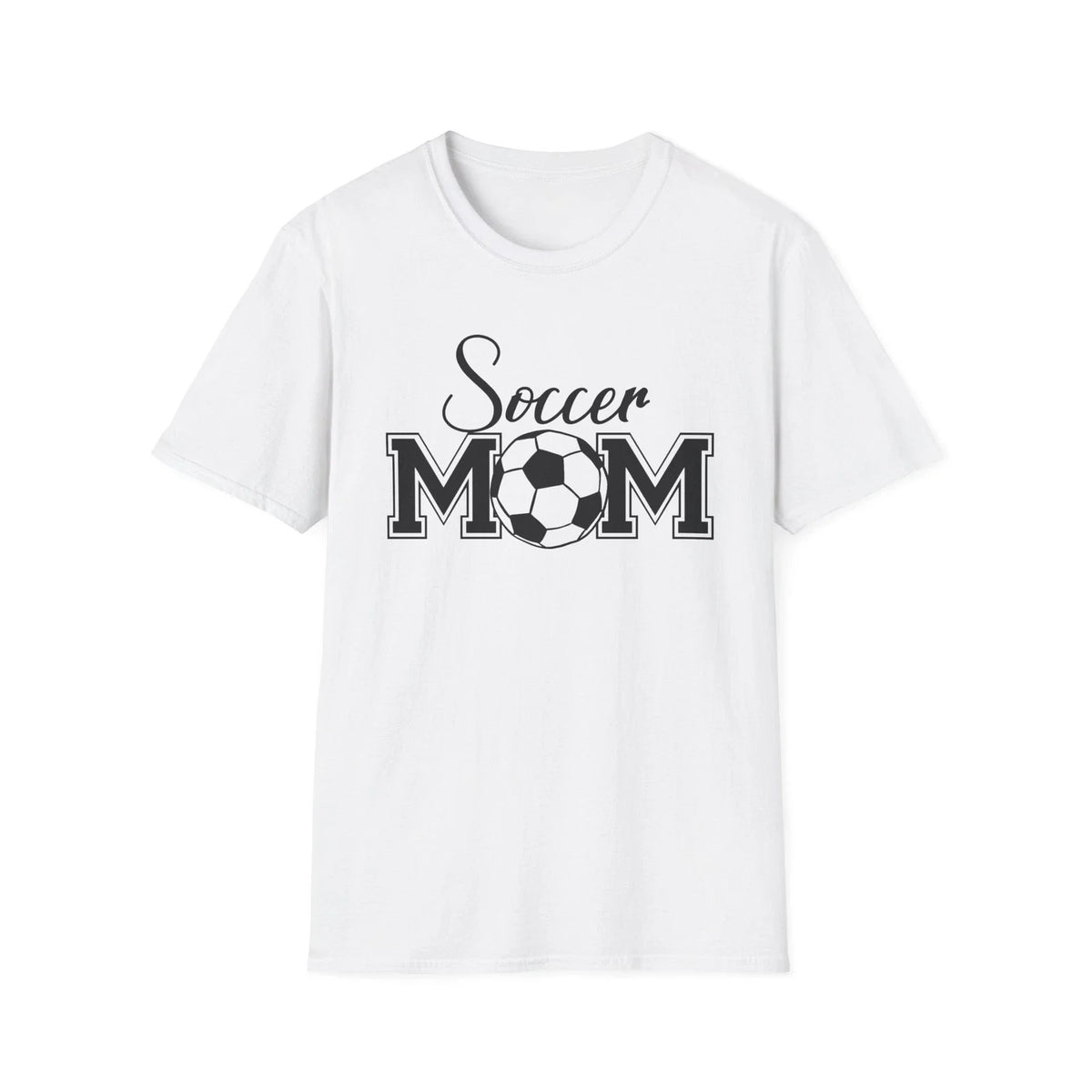 Soccer Mom , Unisex Softstyle Tee, Gift for Sports Moms, Casual [...] Unisex