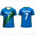 Portugal Football Shirts 2026 WORLD CUP Polyester Breathable Tees Unisex