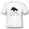 It's like a stripper, keep throwing money at it black or white tee UTV offroad Unisex