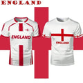 2026 England Football s WORLD CUP Polyester Breathable Tops Unisex