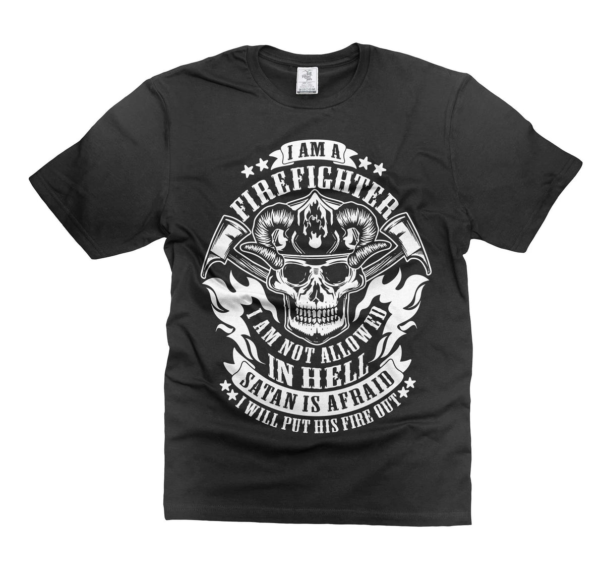 I am A Firefighter I am not allowed in hell Shirt Funny Firefighter Joke Gifts