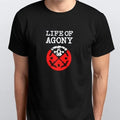LIFE OF AGONY All sizes S M L XL XXL colours Black, white Unisex