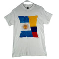 Argentina Colombia Flag T Shirt Mens Small Soccer Futbol World Cup Fan Tee Unisex