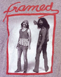 vintage 90s 00s Y2K M&O Knits tag Cheeh & Chong T-Shirt Framed SZ M