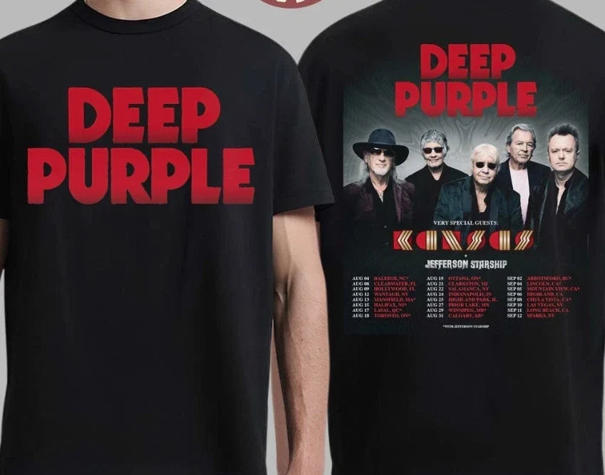 Deep Purple Summer North America Tour 2026 Schedule Dates Unisex