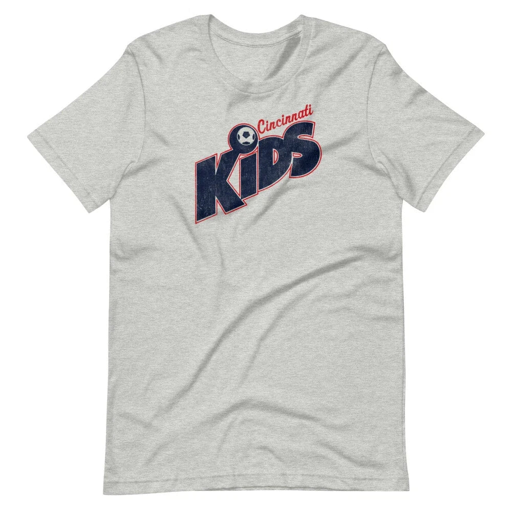 CINCINNATI KIDS MISL Indoor Soccer Graphic Tee Shirt Short-Sleeve Unisex Unisex
