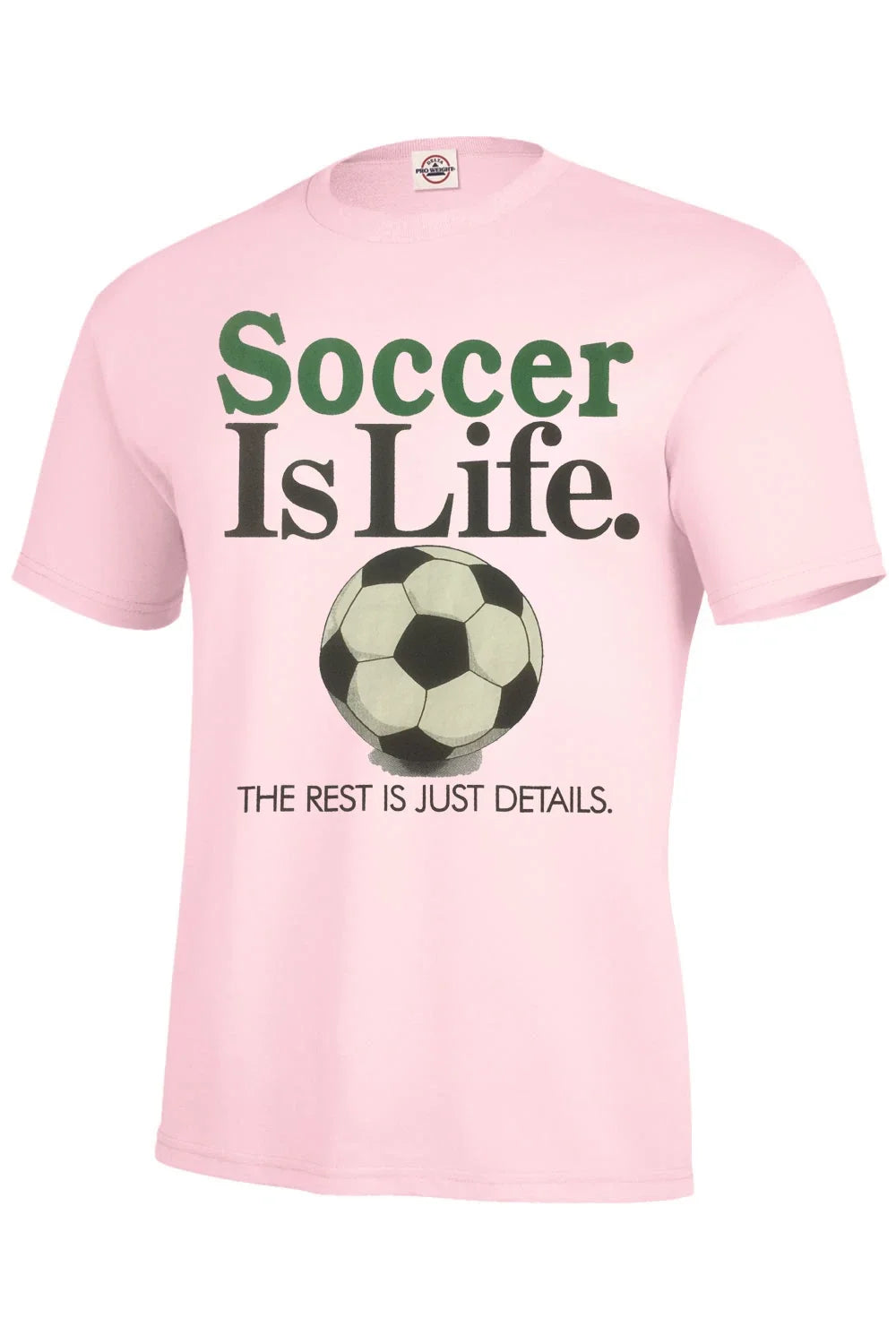 SOCCER IS LIFE ASSORTED COLORS KIDS S6-8 TO XL18-20 ADULT S-5XL MUST!!! Unisex