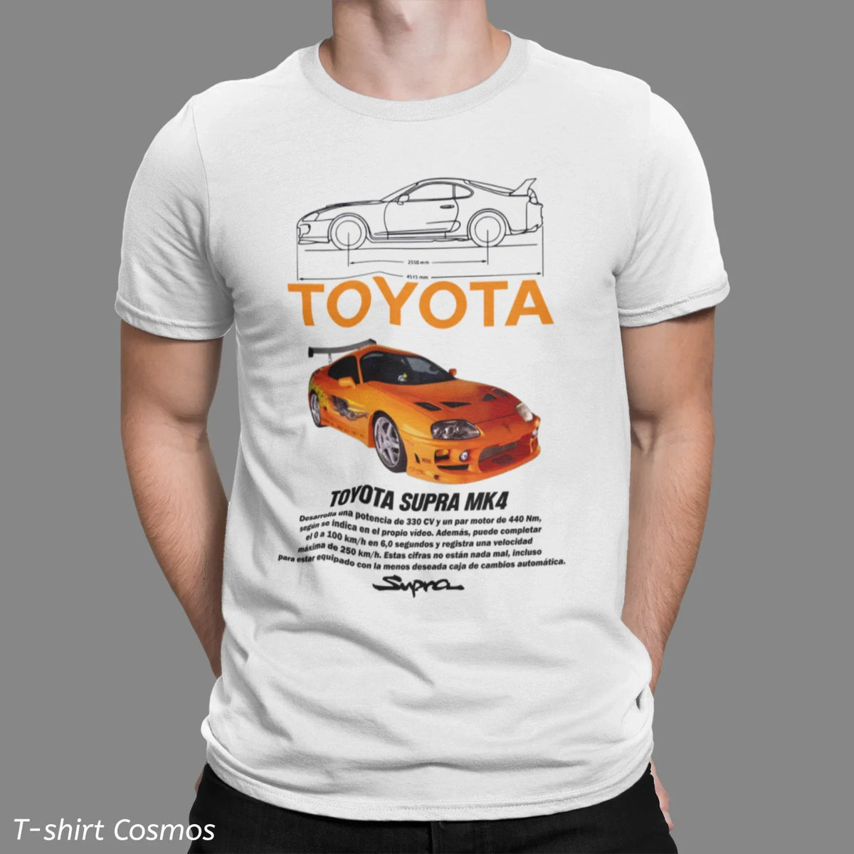 Retro Toyota Supra MK4 Car , classic car, Dads gift, old school Unisex