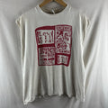 Vintage Thrashed Levellers Outside InsideT Shirt XL Extra Large Distressed 90s