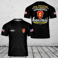 Custom Name US Army 25th Infantry Division Military AOP Shirt 3D Shirt S-5XL Unisex