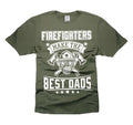 Mens Firefighter T-shirt Firefighters make the best DADS Shirt Father's Day Gift