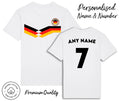 Germany Strip Personalised Name & No World Cup 2026 Kit Jersey Football Unisex