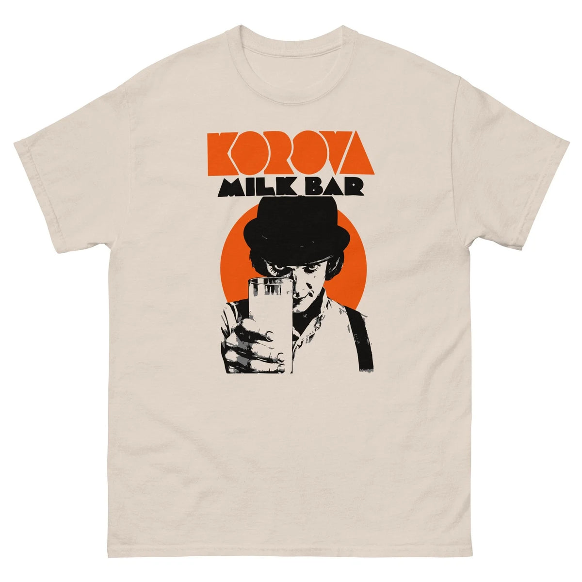 Korova Milk Bar Clockwork Orange Graphic T Shirt classic tee Unisex