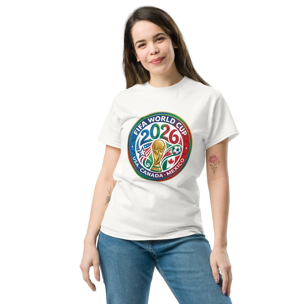 World Cup 2026 USA Canada Mexico soccer football women T shirt Unisex
