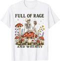 Funny Skeleton Mushroom Retro Saying T-Shirt