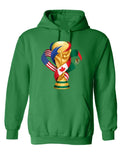 FIFA 2026 World Cup Soccer Graphic USA Football Green hooded Unisex
