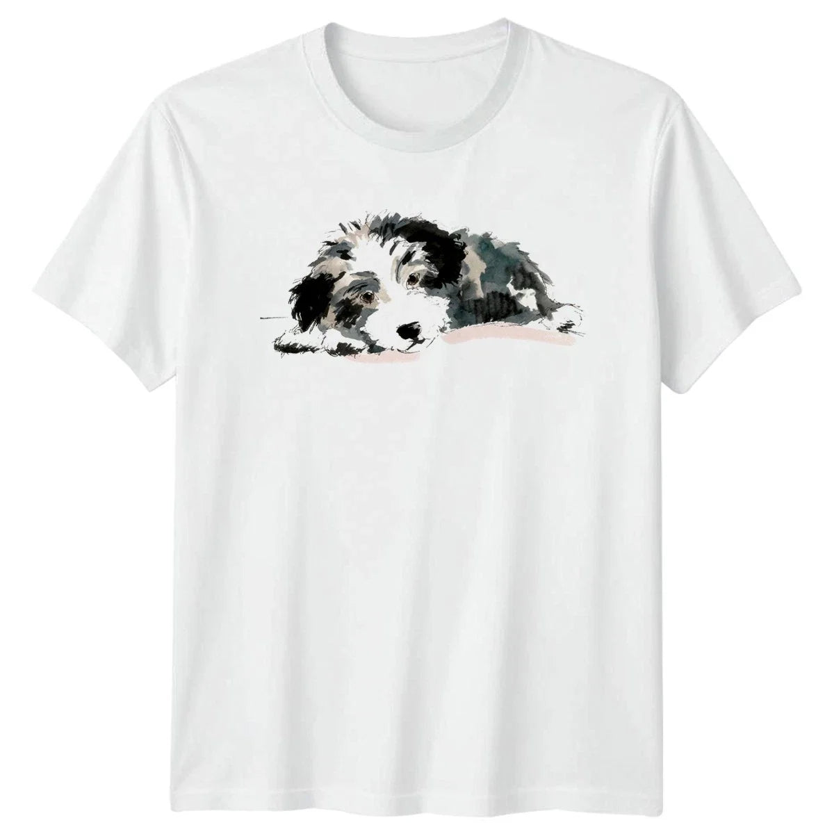 Watercolor Border Collie Dog Border Collie Birthday Gift For Him And Her Unisex