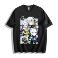 Zenless Zone Zero Anby Comic Collage T - Shirt | Anime Game Character Tee Unisex