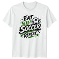Eat Sleep Soccer Repeat Youth Soccer Birthday Gift For Him And Her Unisex