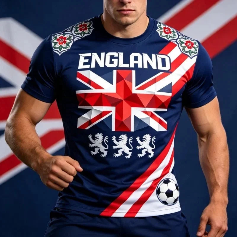 England Football s 10 World Cup 2026 Polyester Breathable Quick Dry Unisex