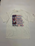 Vintage 1994 World Cup USA94 Soccer Graphic White Tee Made in USA Unisex