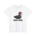 Duck Rancher Hat Shirt Cowgirl Critter Gift Women Aged Tee Rancher Hat T-Shirt