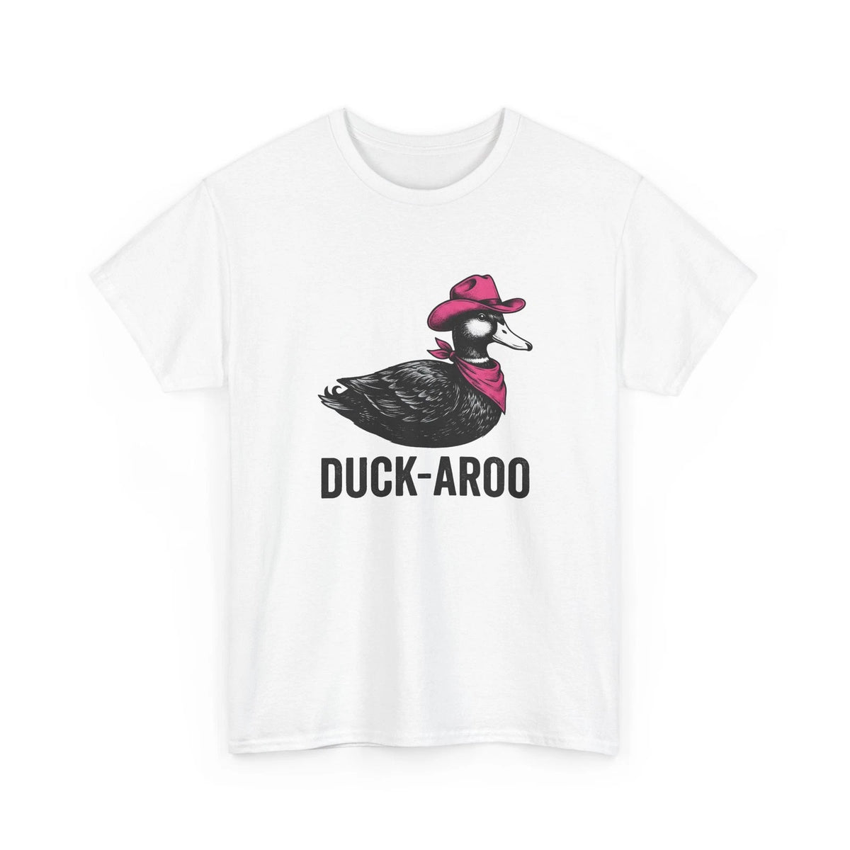 Duck Rancher Hat Shirt Cowgirl Critter Gift Women Aged Tee Rancher Hat T-Shirt
